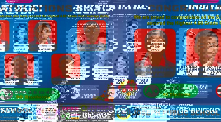 एस ई ई को नतिजामा जोसेफ एडुकेसनल नेटवर्कको १० जना बिध्यार्थीको जिपिए ४ (GPA-4) सहित १०० % बिध्यार्थीहरुको ए र ए प्लस नतिजा प्राप्त हुन सफल भएको छ  ।